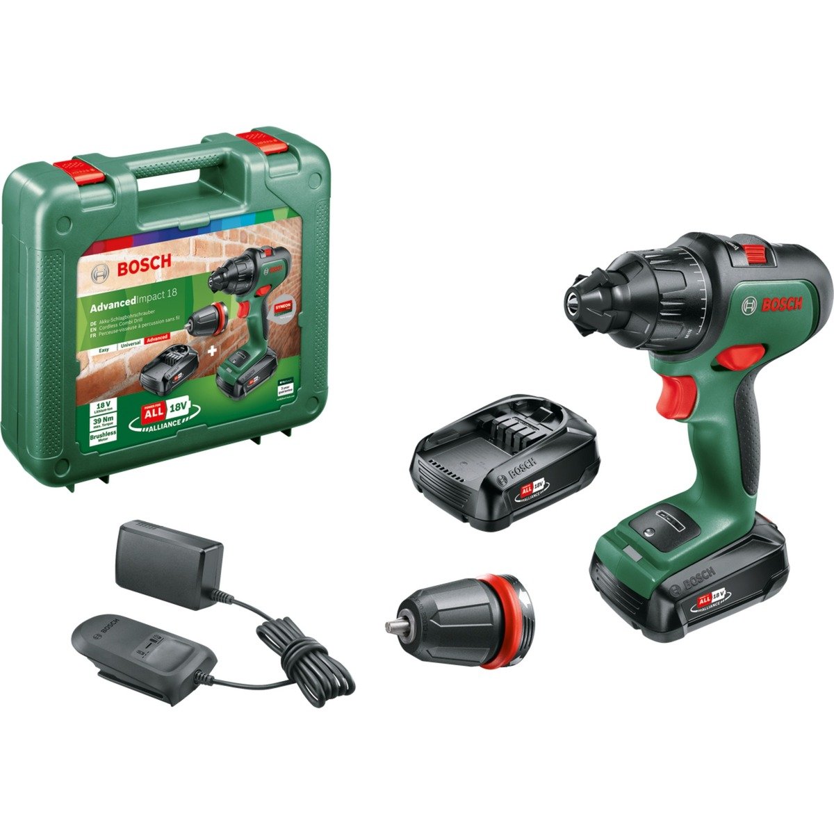Bosch Akku-Schlagbohrschrauber AdvancedImpact 18 Verde