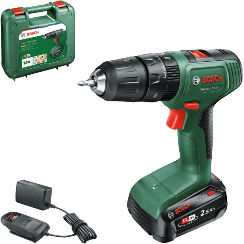 Bosch Akku-Schlagbohrschrauber EasyImpact 18V-38 Verde
