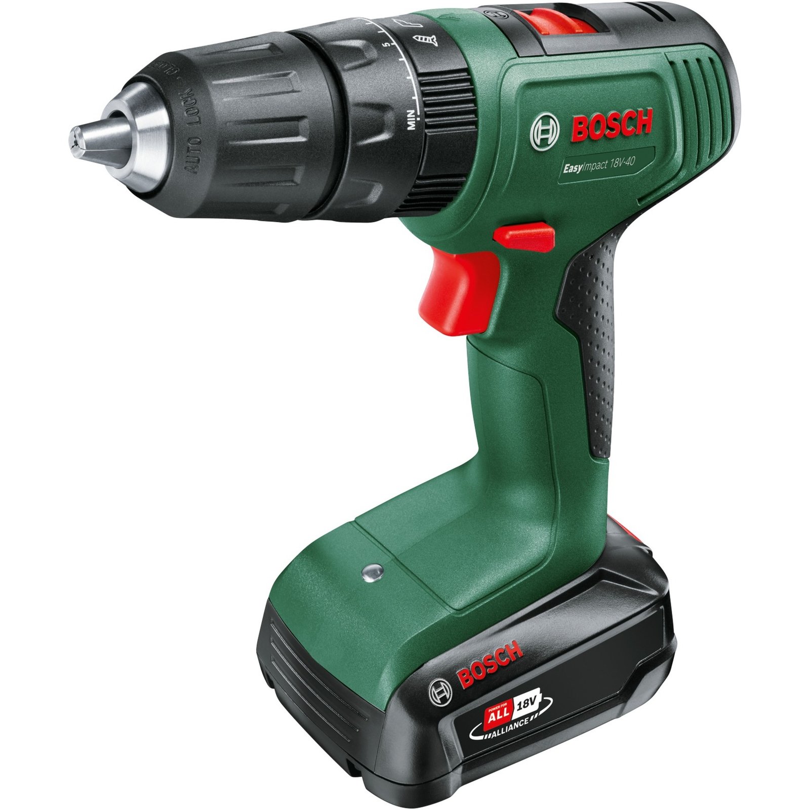 Bosch Akku-Schlagbohrschrauber EasyImpact 18V-40 + SystemBox Verde - Imagen 2
