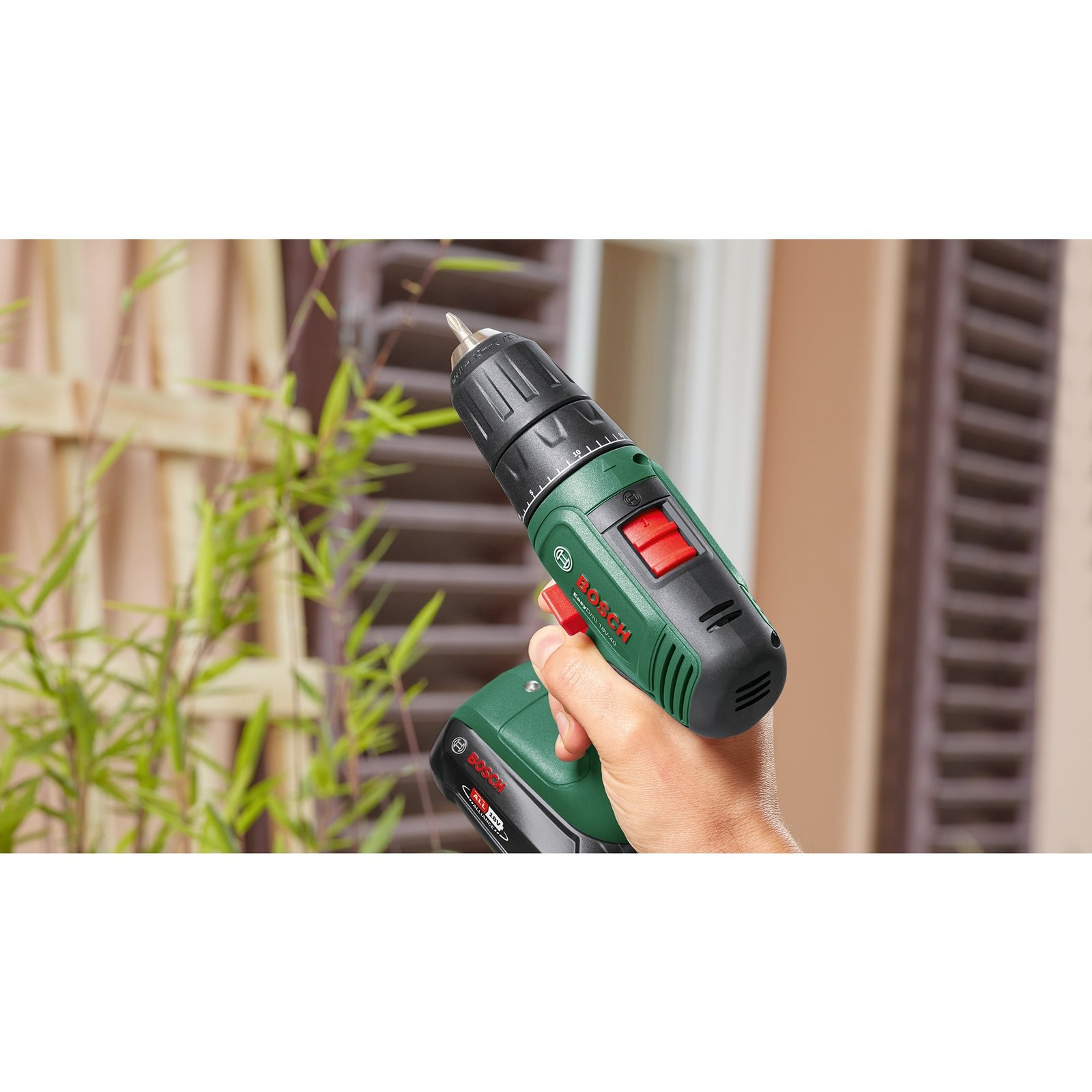Bosch Akku-Schlagbohrschrauber EasyImpact 18V-40 + SystemBox Verde - Imagen 3