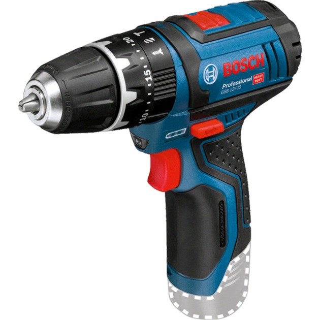 Bosch Akku-Schlagbohrschrauber GSB 12V-15 Professional Azul