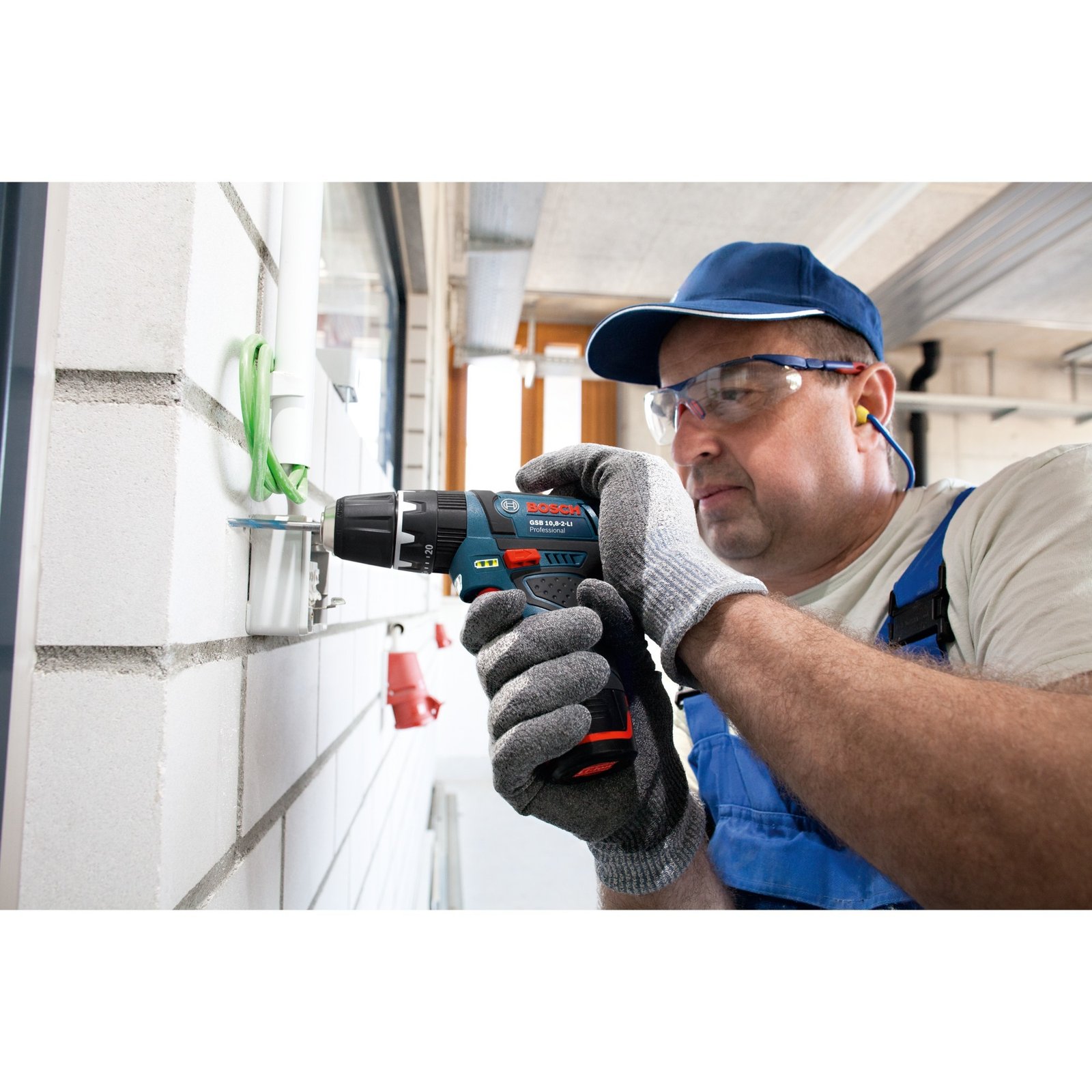 Bosch Akku-Schlagbohrschrauber GSB 12V-15 Professional Azul - Imagen 3