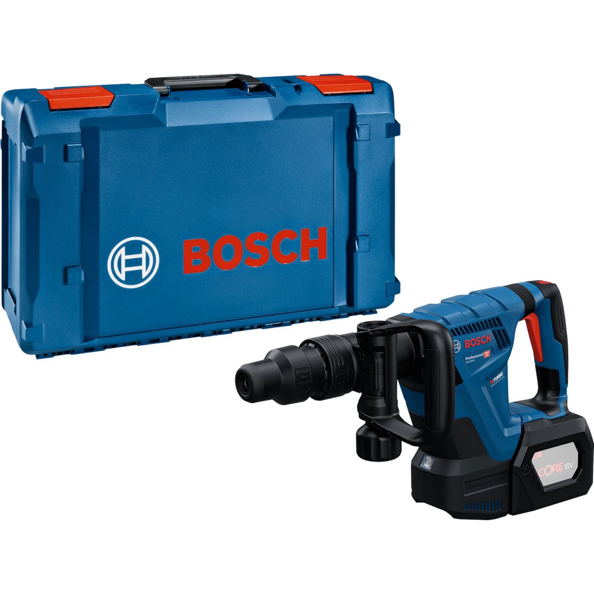 Bosch Akku-Schlaghammer GSH 18V-5 Professional solo Azul
