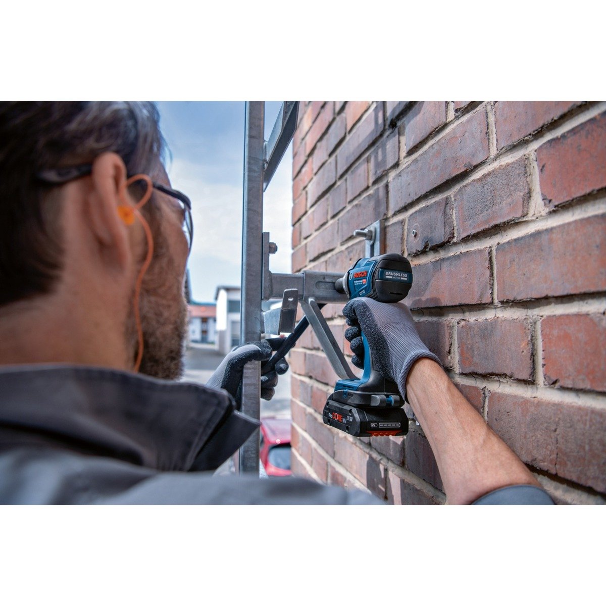 Bosch Akku-Schlagschrauber GDS 18V-330 HC Professional solo Azul - Imagen 4