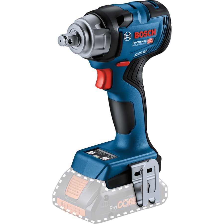 Bosch Akku-Schlagschrauber GDS 18V-330 HC Professional solo Azul