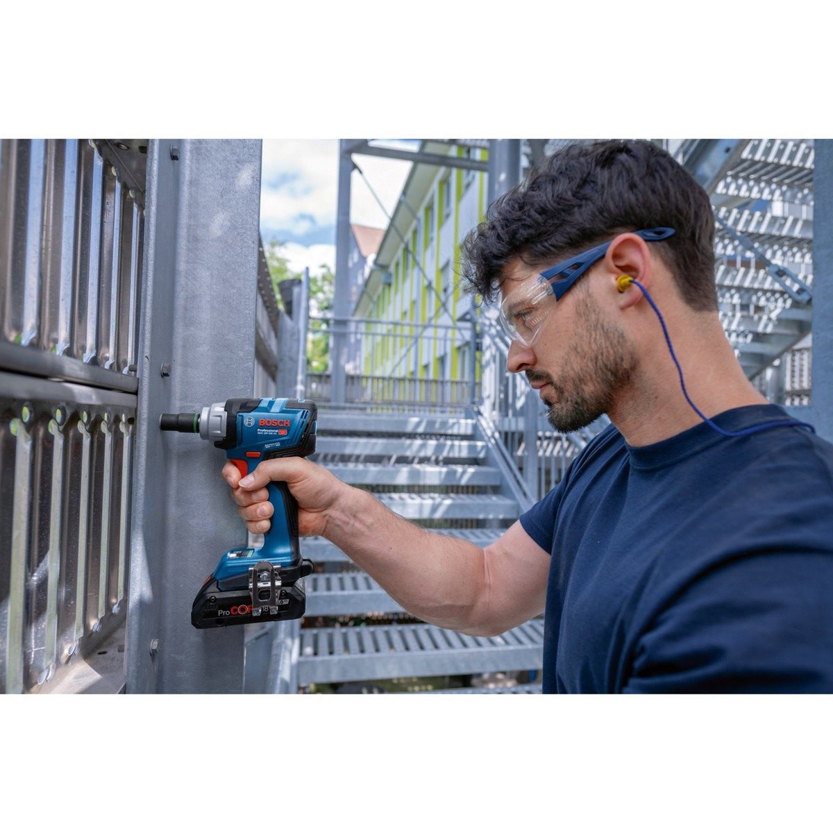 Bosch Akku-Schlagschrauber GDS 18V-330 HC Professional solo Azul - Imagen 4