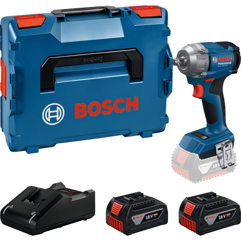 Bosch Akku-Schlagschrauber GDS 18V-350 Professional Azul