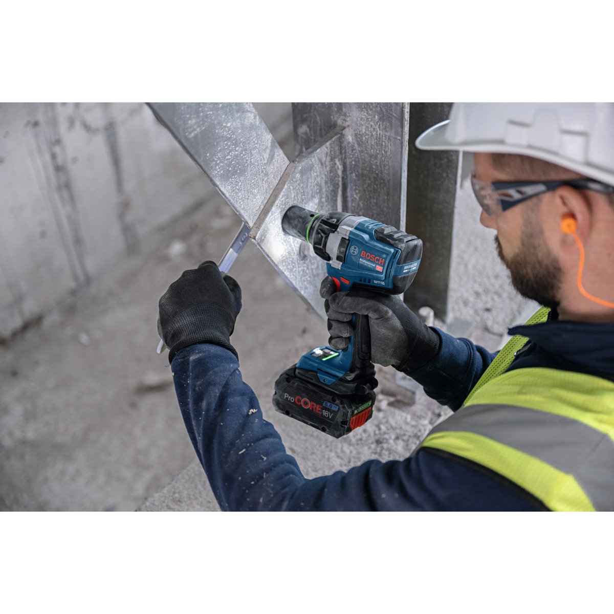 Bosch Akku-Schlagschrauber GDS 18V-750 C Professional solo Azul - Imagen 5