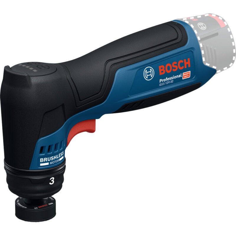 Bosch Akku-Schwingschleifer GSS 12V-32 solo Azul