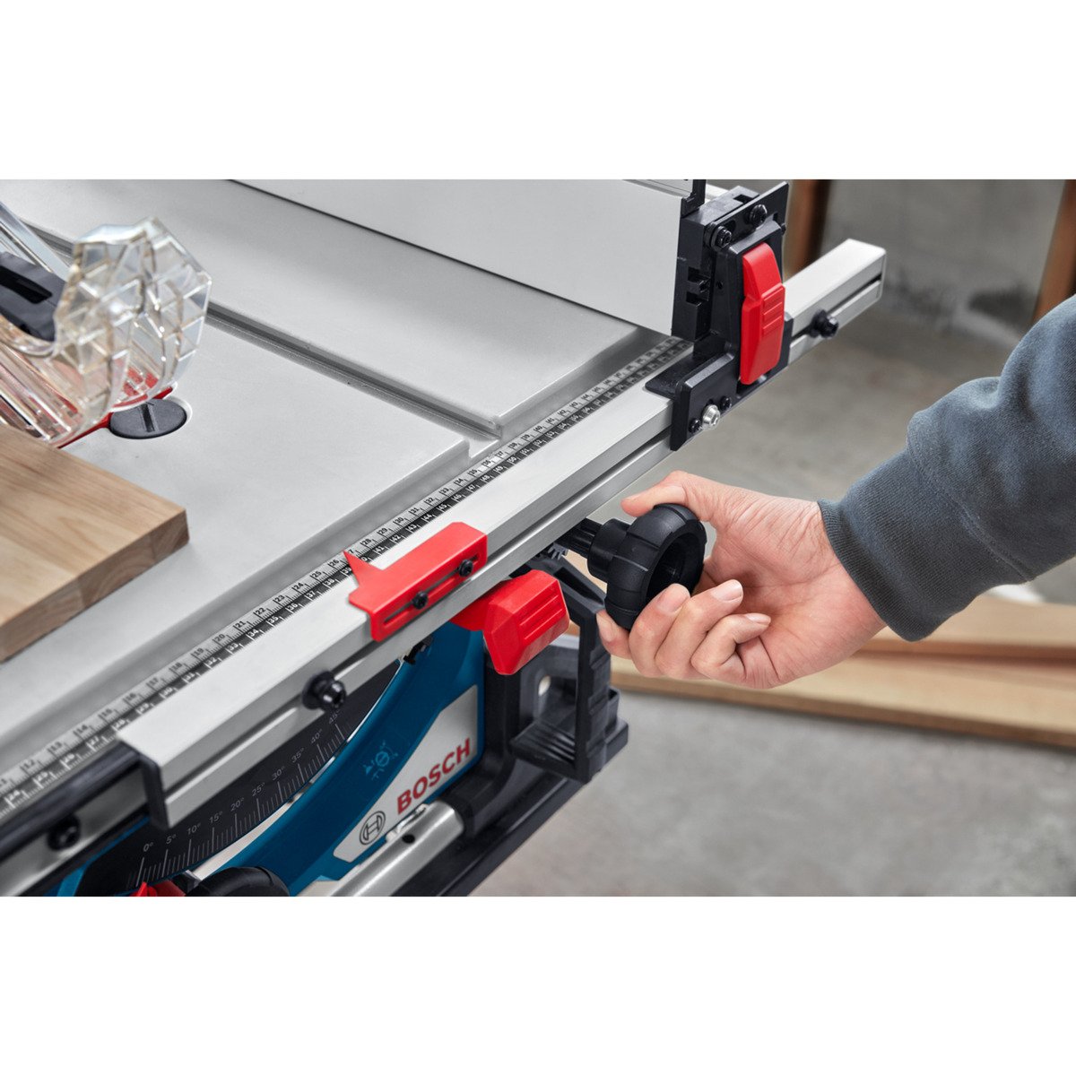 Bosch Akku-Tischkreissäge GTS 18V-70 Professional solo Azul - Imagen 2