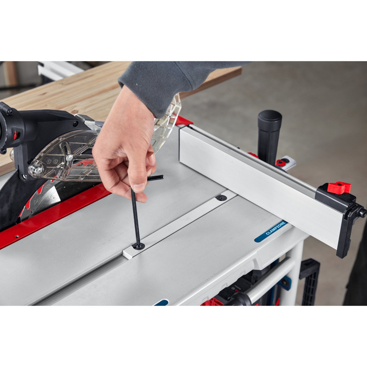 Bosch Akku-Tischkreissäge GTS 18V-70 Professional solo Azul - Imagen 3