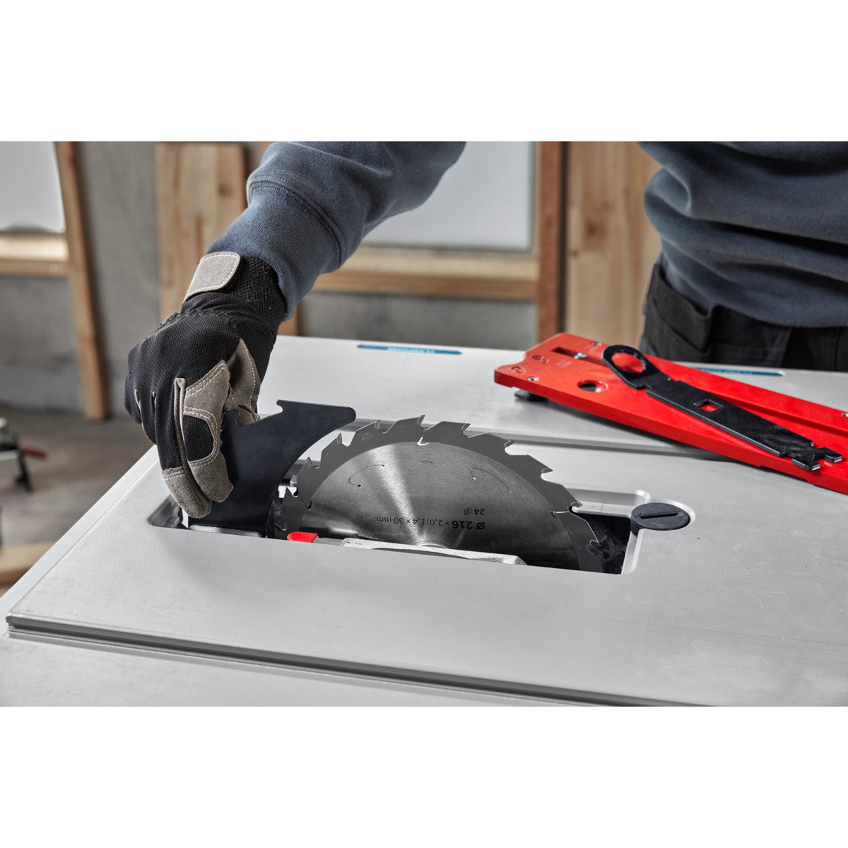 Bosch Akku-Tischkreissäge GTS 18V-70 Professional solo Azul - Imagen 5
