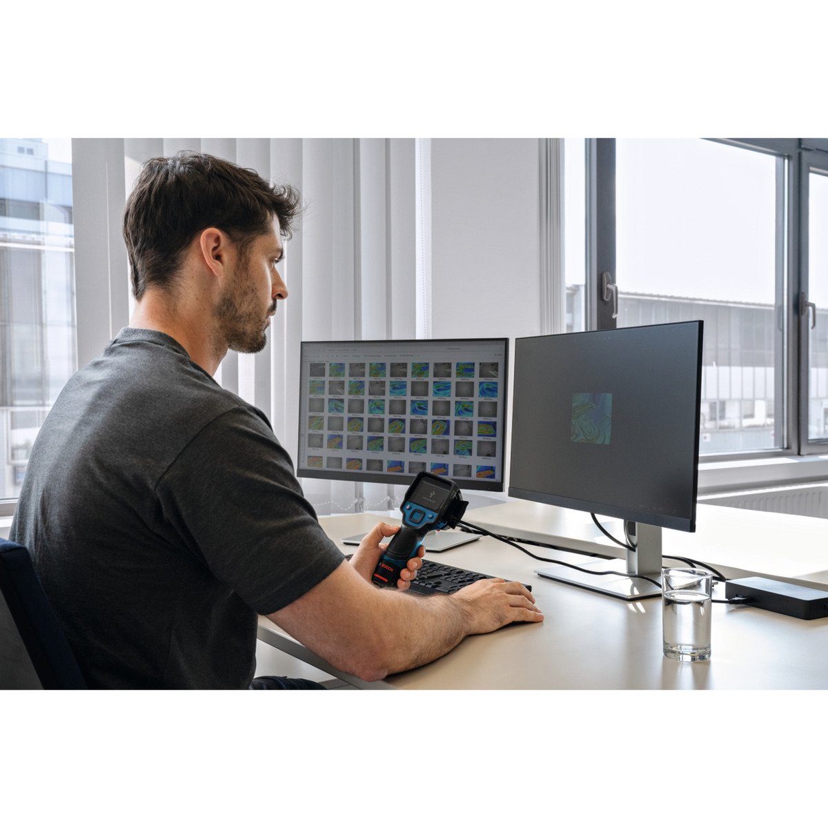 Bosch Akku-Wärmebildkamera GTC 12V-450-13 Professional Azul - Imagen 5
