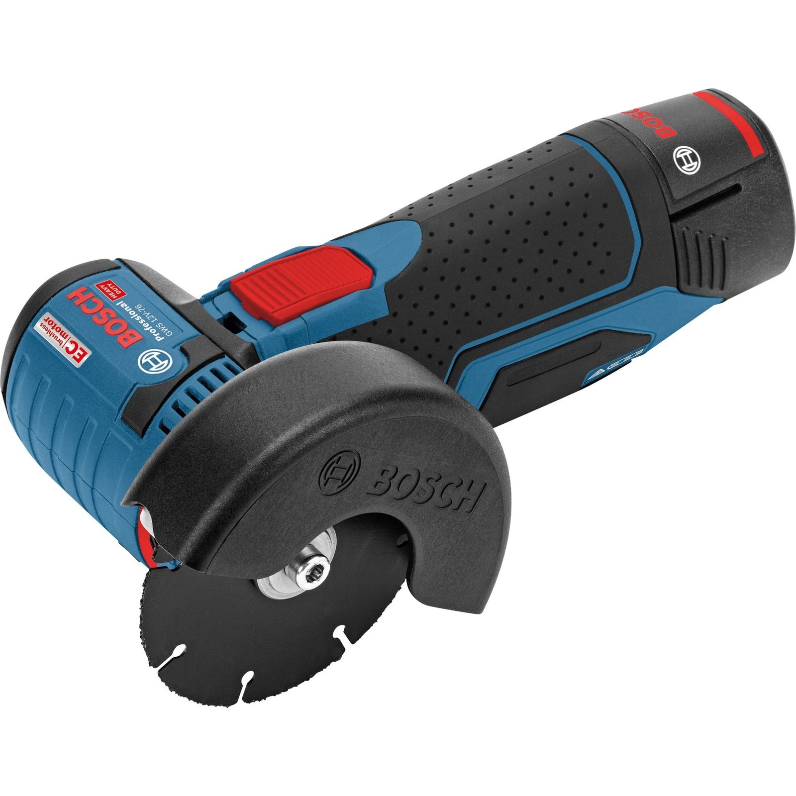 Bosch Akku-Winkelschleifer GWS 12V-76 Professional Azul - Imagen 2