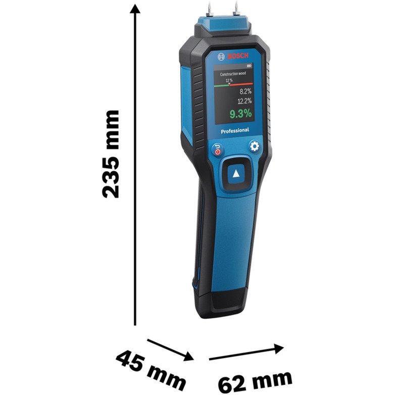 Bosch Holzfeuchtemesser GMP 1-13 Professional Azul - Imagen 3