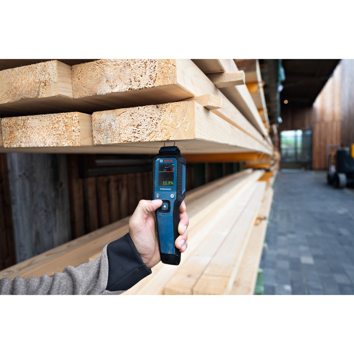 Bosch Holzfeuchtemesser GMP 1-13 Professional Azul - Imagen 4