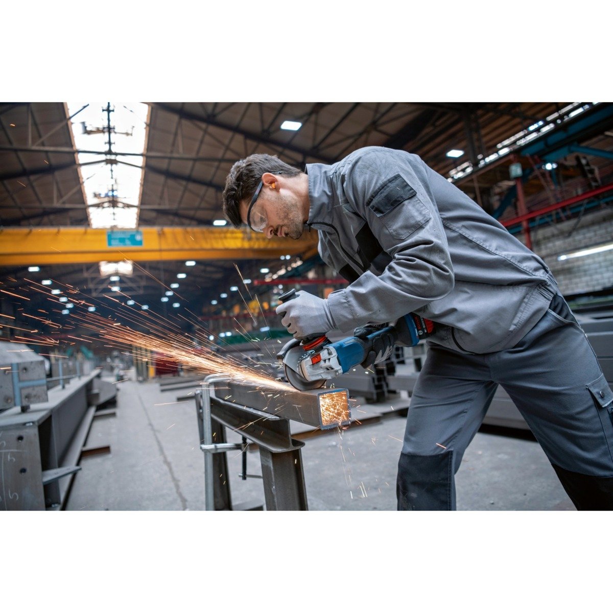 Bosch PRO Akku-Winkelschleifer BITURBO GWS 18V-15 P Professional solo Azul - Imagen 5