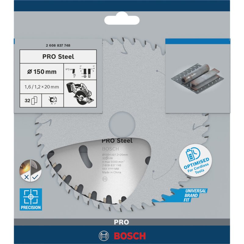 Bosch PRO Steel cordless Kreissägeblatt