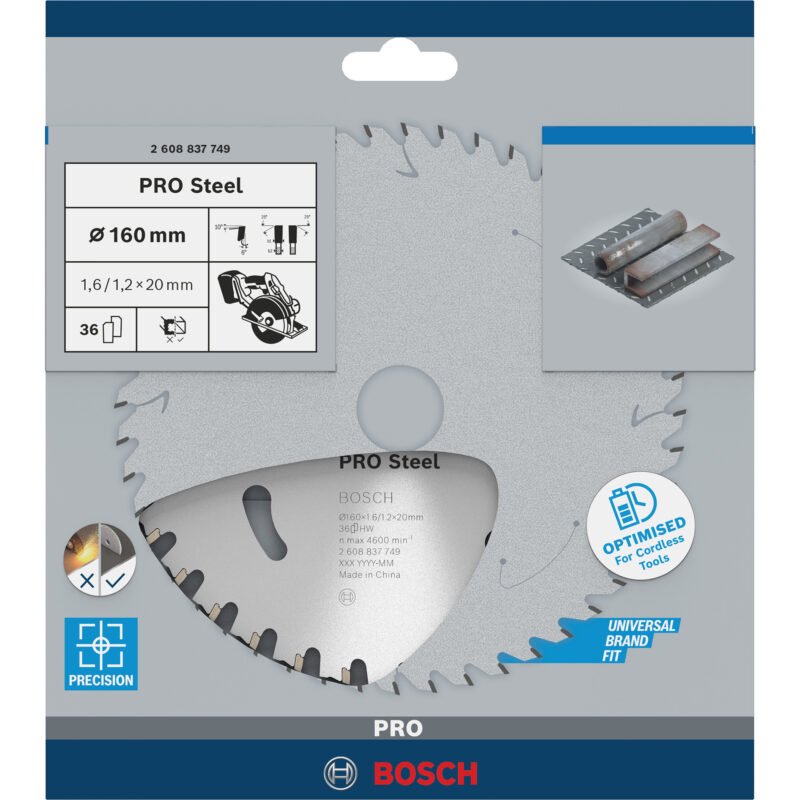 Bosch PRO Steel cordless Kreissägeblatt