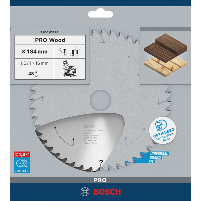 Bosch PRO Wood cordless Kreissägeblatt