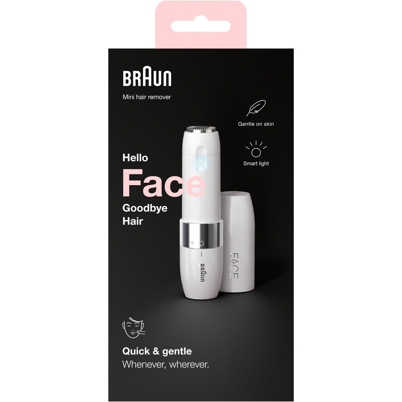 Braun Face FS1000 Mini-Gesichtshaarentferner Blanco