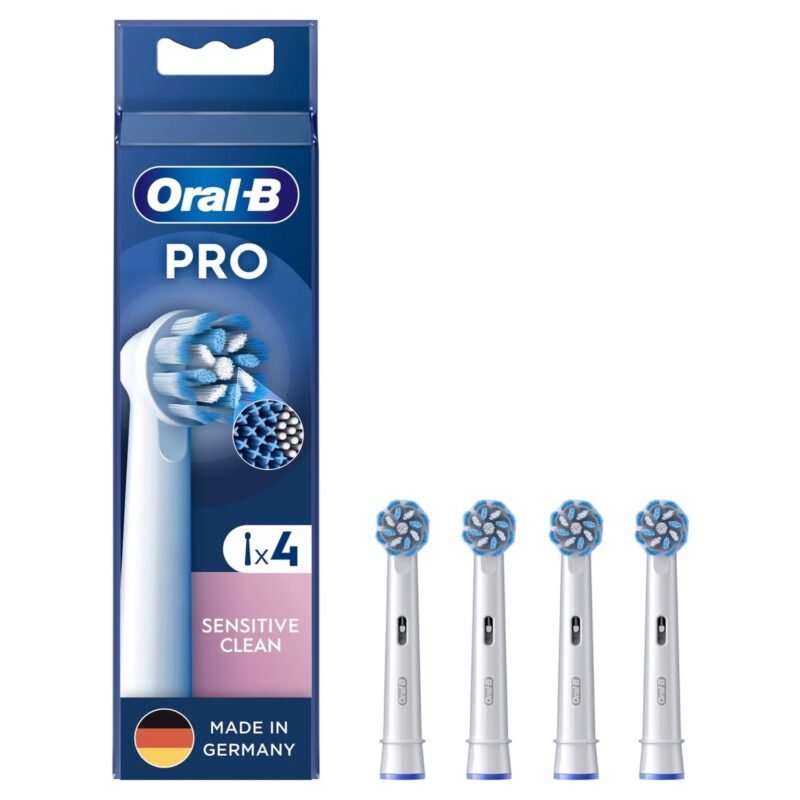 Braun Oral-B Pro Sensitive Clean Aufsteckbürsten 4er-Pack Blanco
