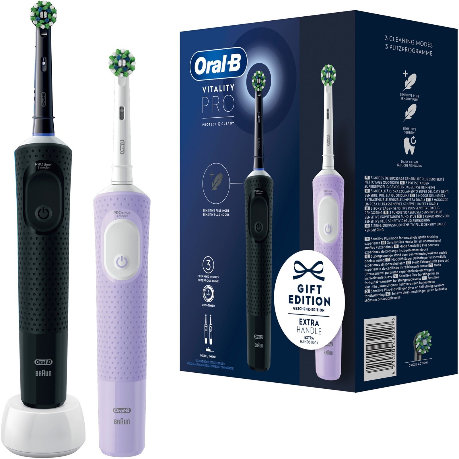 Braun Oral-B Vitality Pro D103 Duo Negro