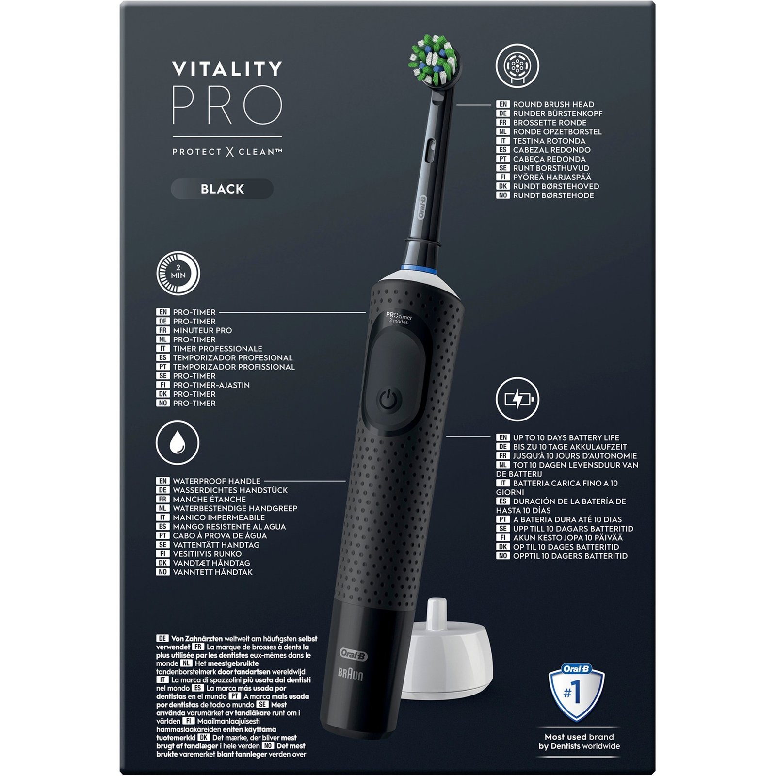 Braun Oral-B Vitality Pro D103 Duo Negro - Imagen 4