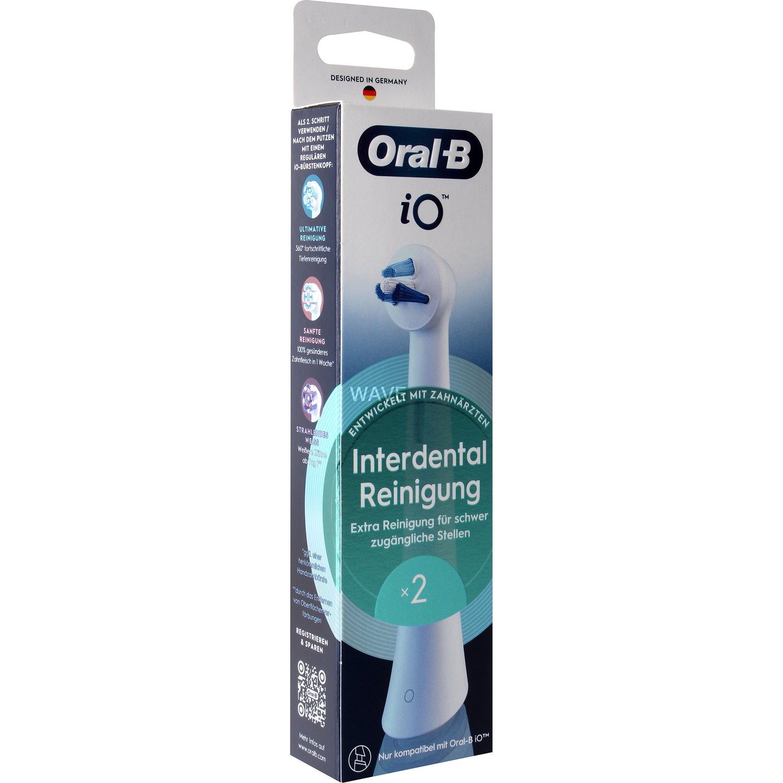 Braun Oral-B iO Interdental Reinigung 2er Blanco