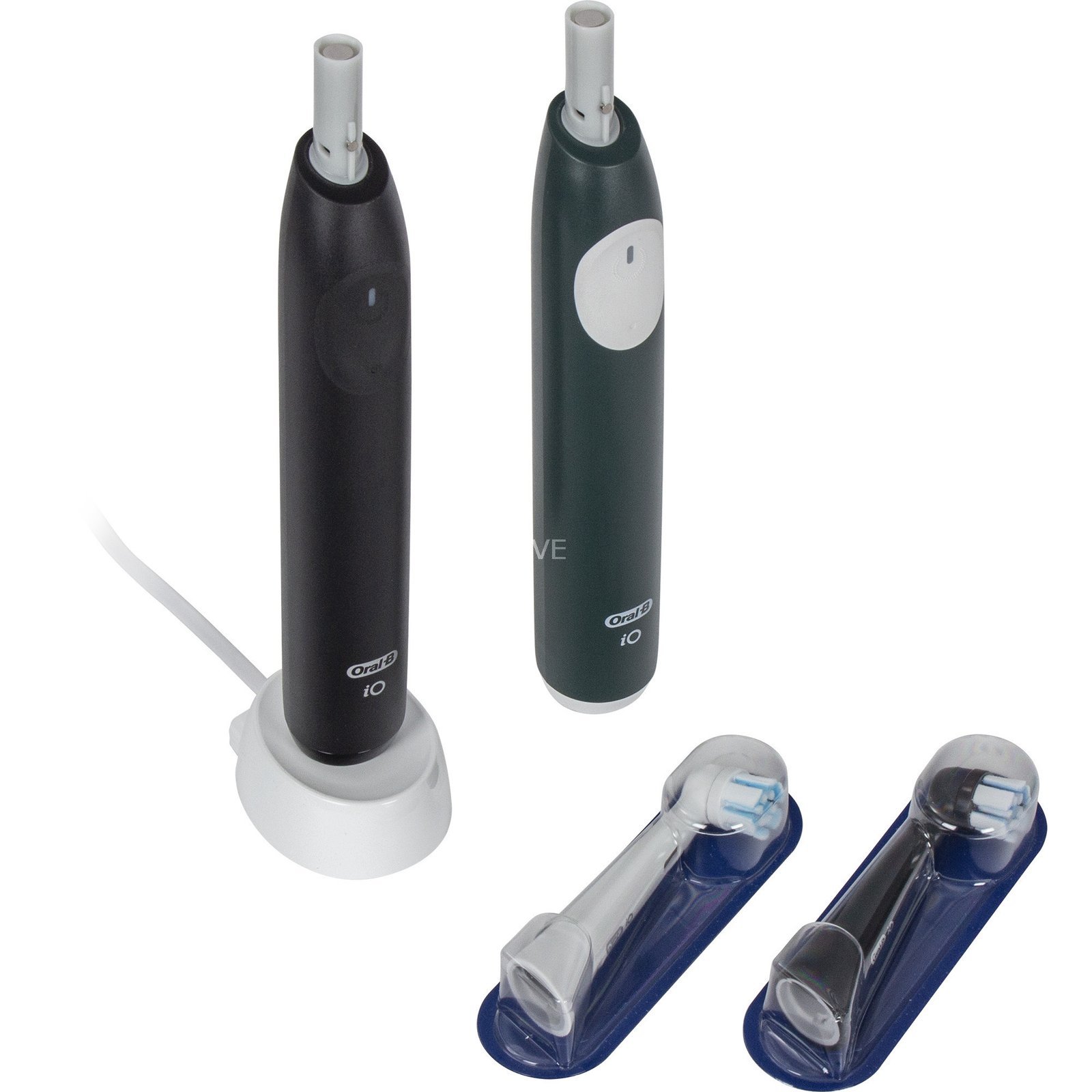 Braun Oral-B iO Series 2 Night Black/Forest Green con 2. Handstück Negro