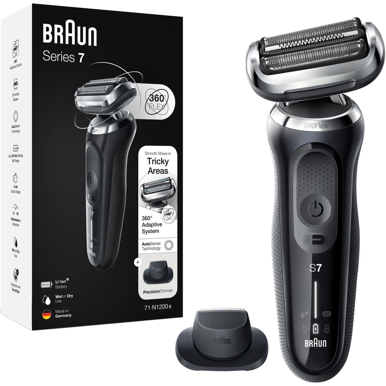 Braun Series 7 71-N1200s Negro