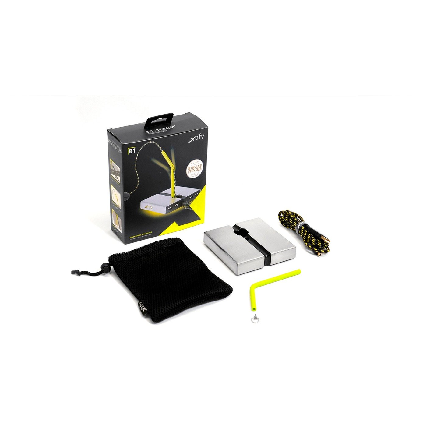 CHERRY Xtrfy B1 Mouse Bungee LED Plata