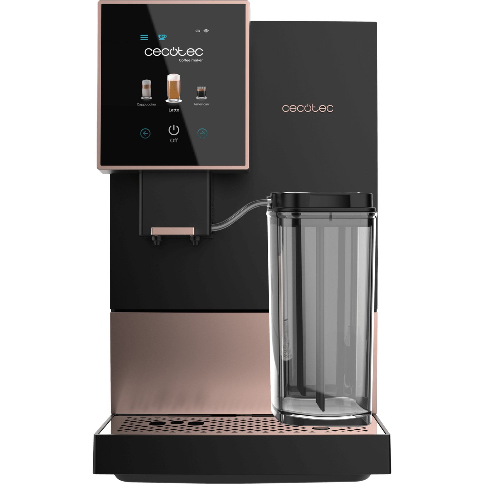 Cecotec Cremmaet Compactccino Connected Black Rose Negro