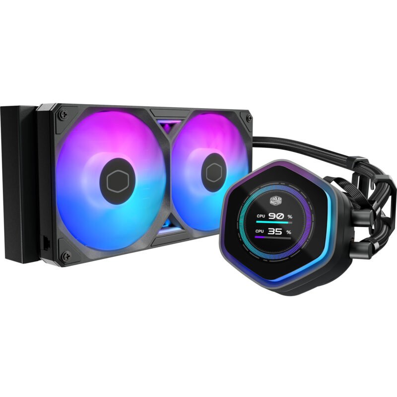 Cooler Master MasterLiquid 240 Atmos II LCD ARGB Negro