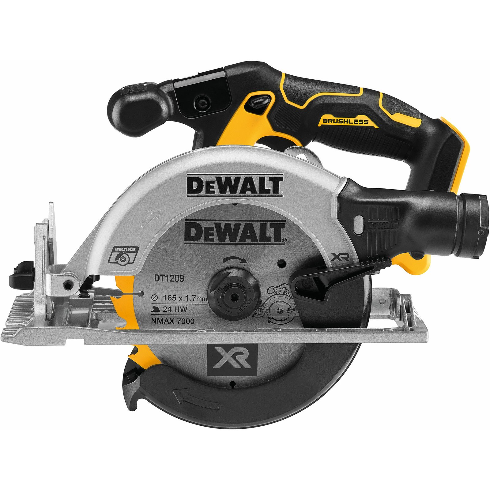 DEWALT Akku-Handkreissäge DCS565NT Amarillo - Imagen 2