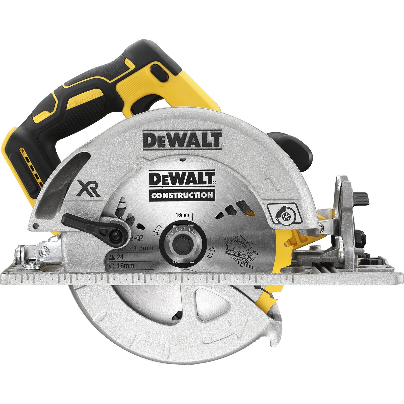DEWALT Akku-Handkreissäge DCS572NT Amarillo