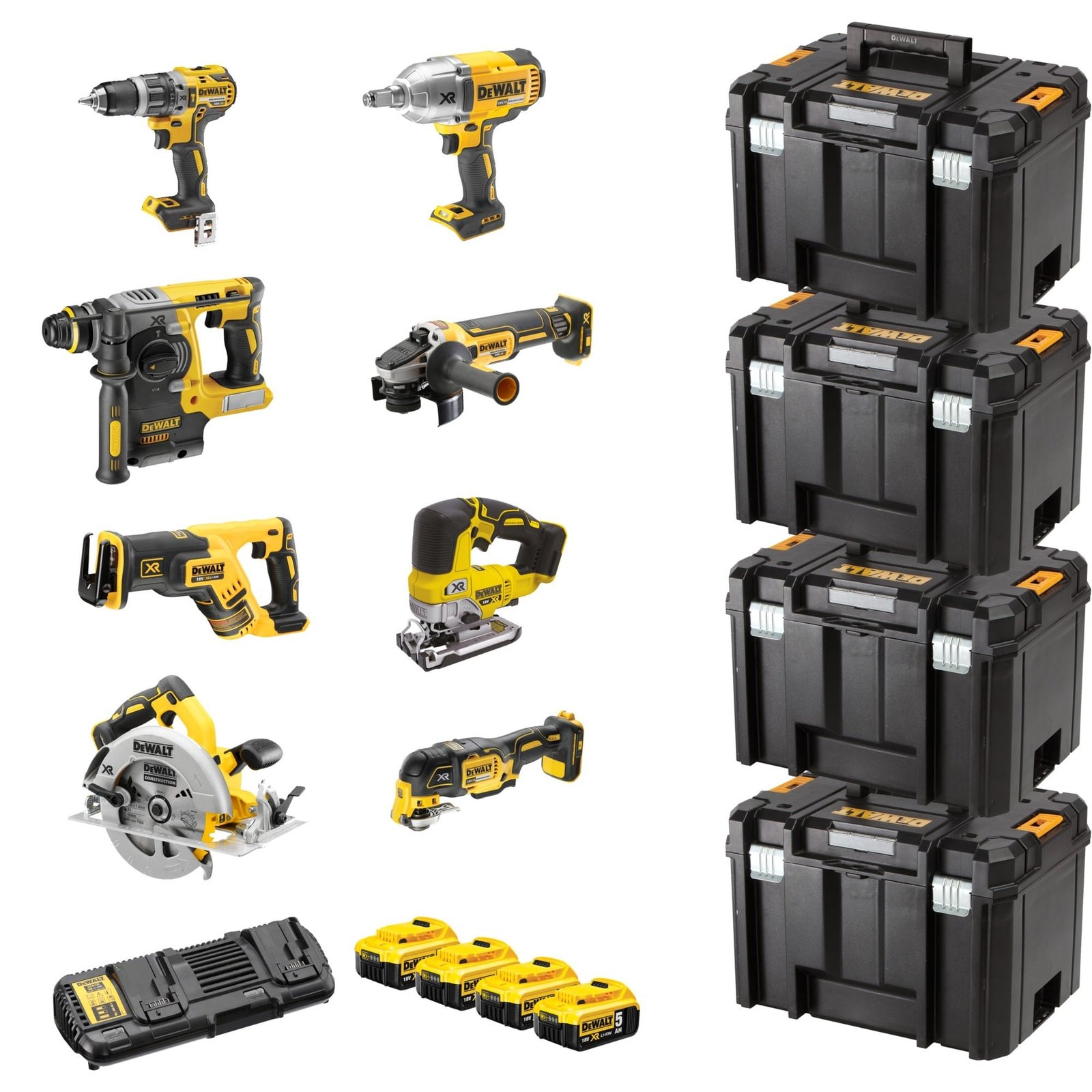 DEWALT Akku-Kombopack DCK865P4T Amarillo