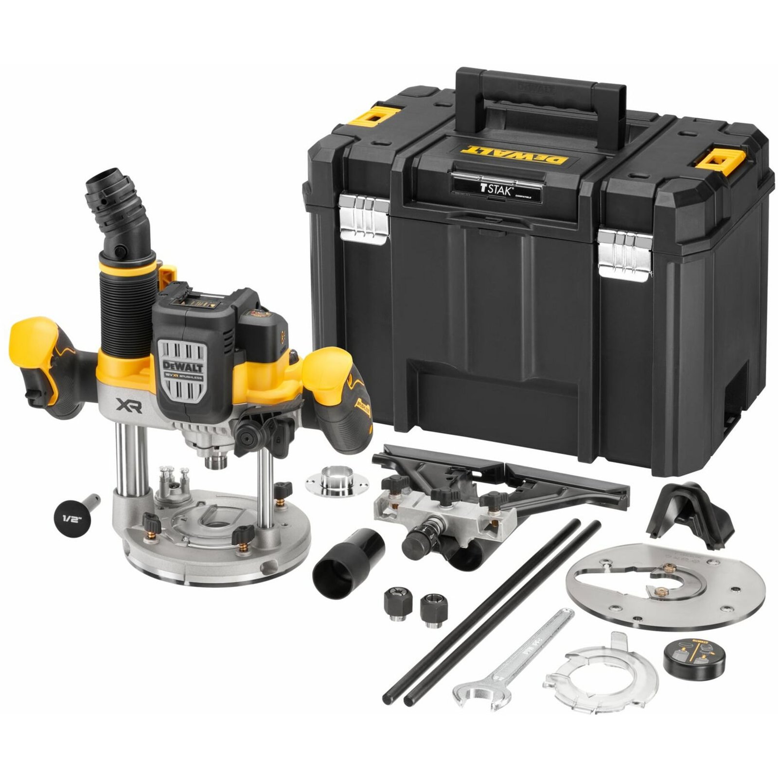 DEWALT Akku-Oberfräse DCW620NT-XJ Amarillo - Imagen 5
