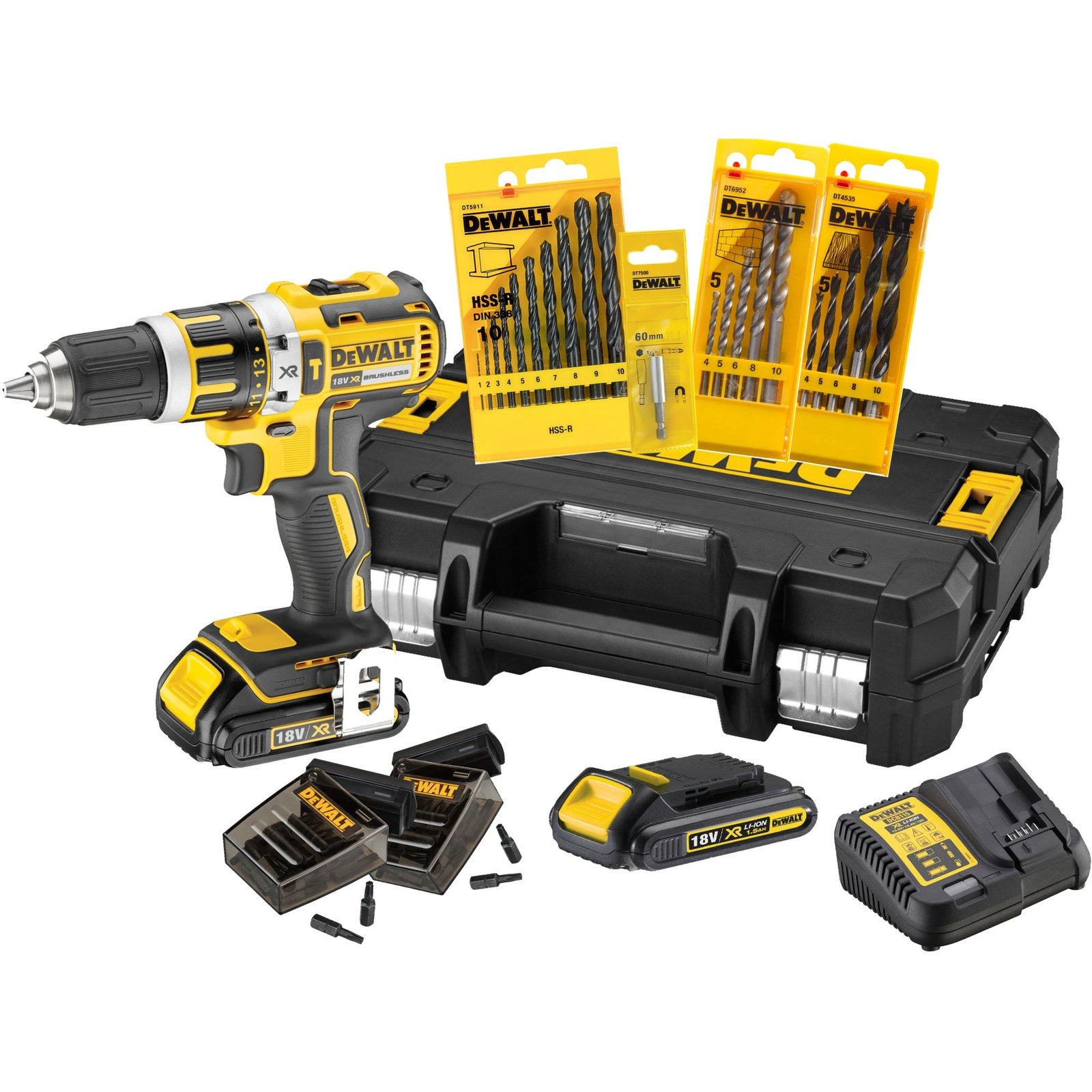 DEWALT Akku-Schlagbohrschrauber DCK795S2T Amarillo