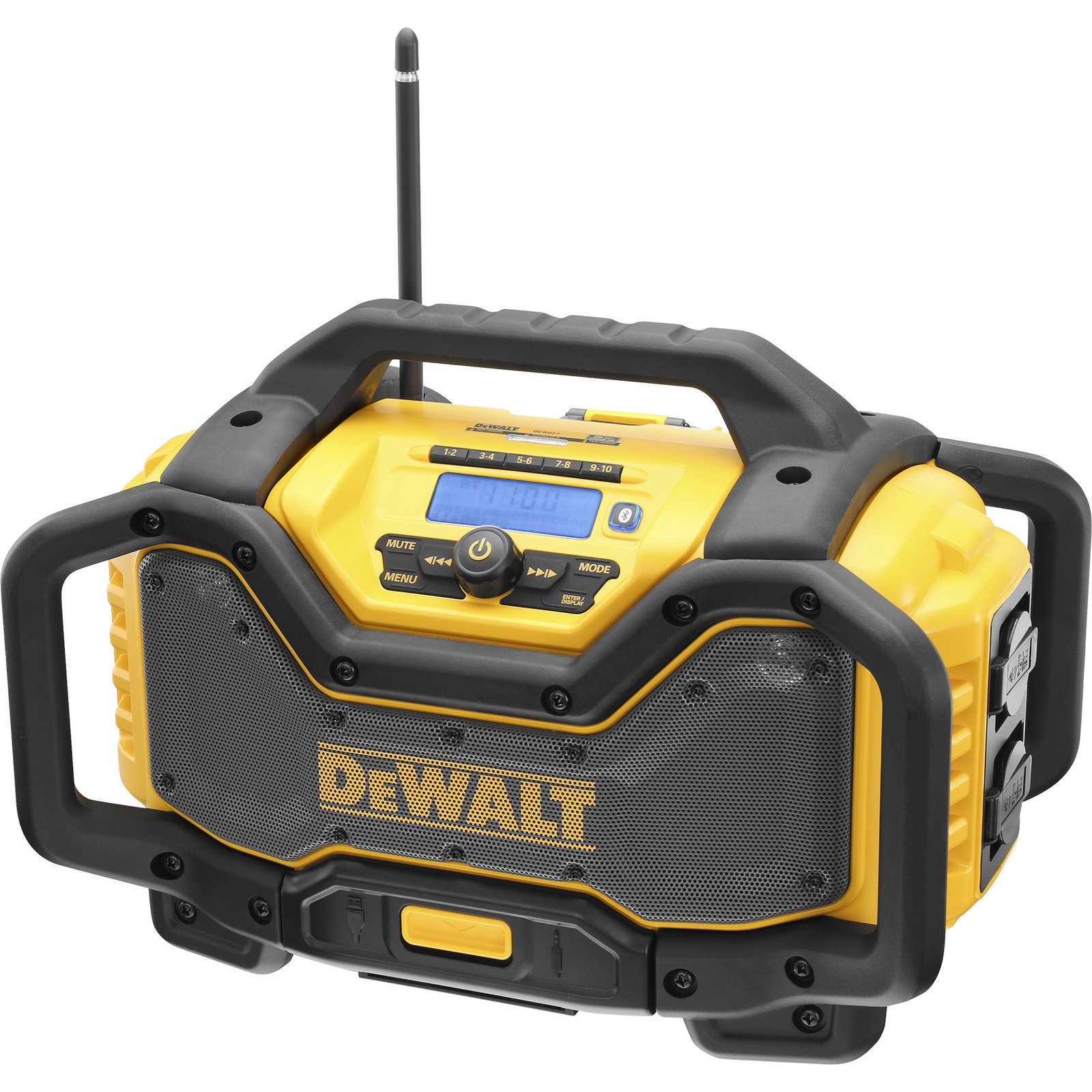 DEWALT Akku- y Netz-Radio DCR027-QW Amarillo