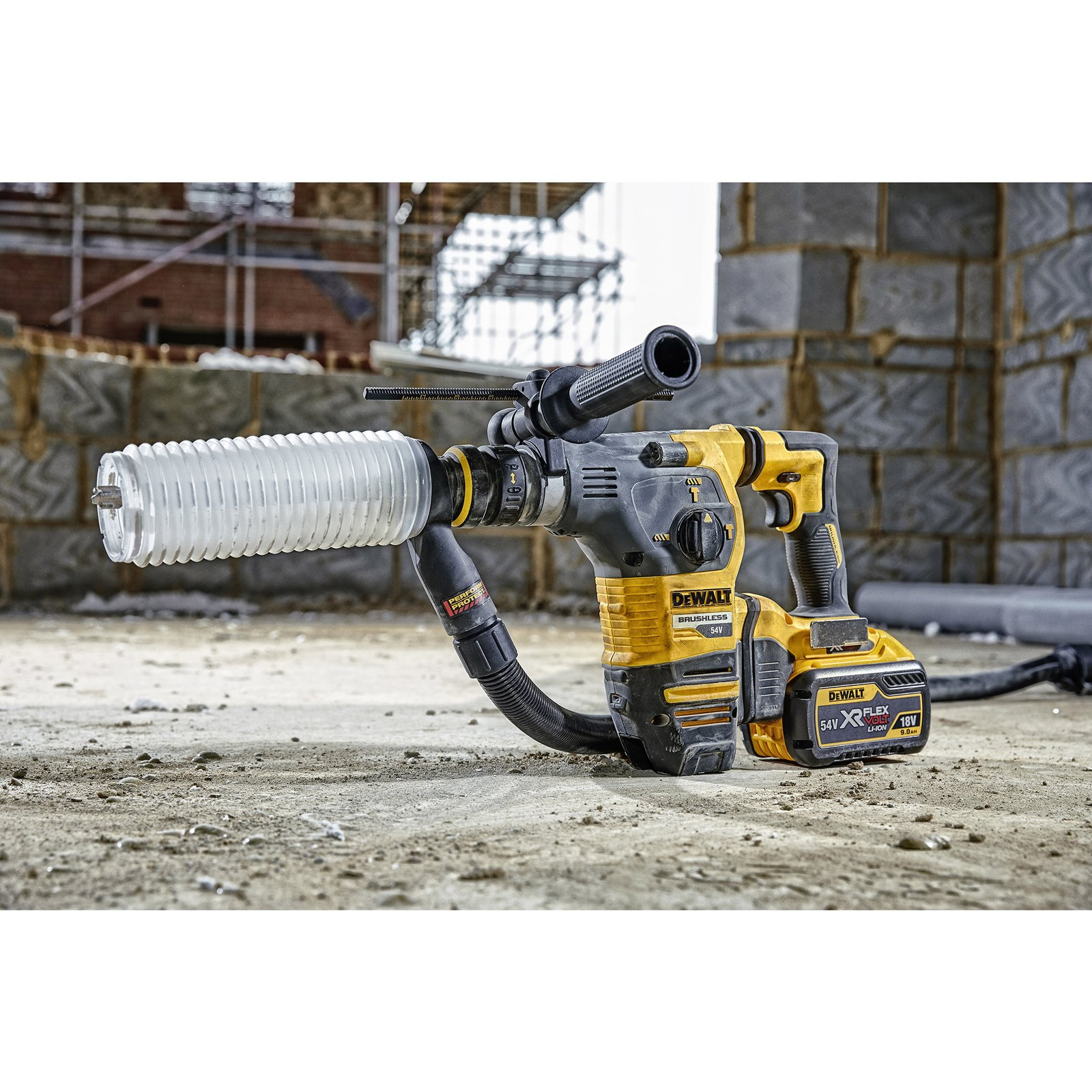 DEWALT SDS-plus Universal-Staubabsaugung DWH201D Negro - Imagen 4
