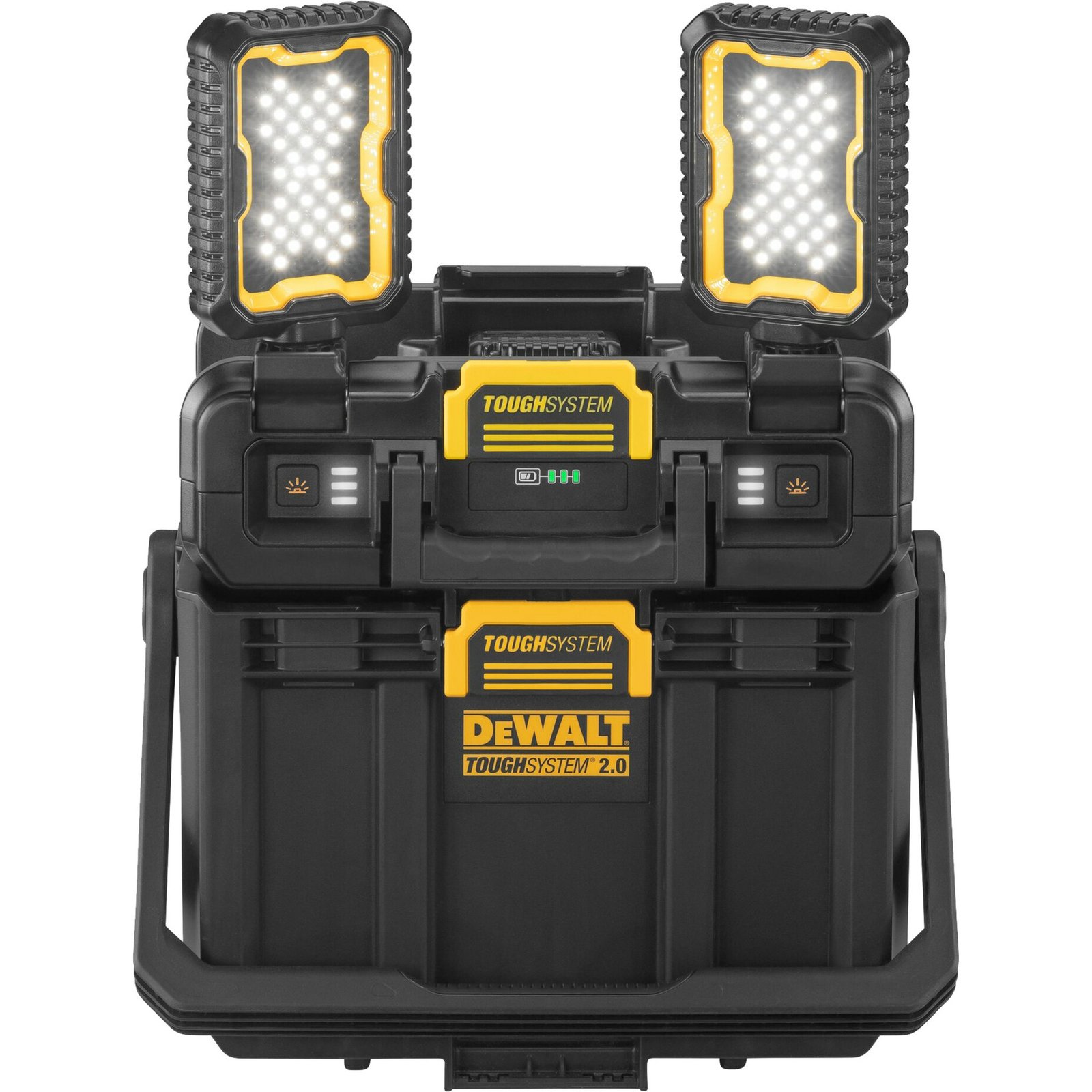 DEWALT ToughSystem Werkzeugbox con Leuchten Negro