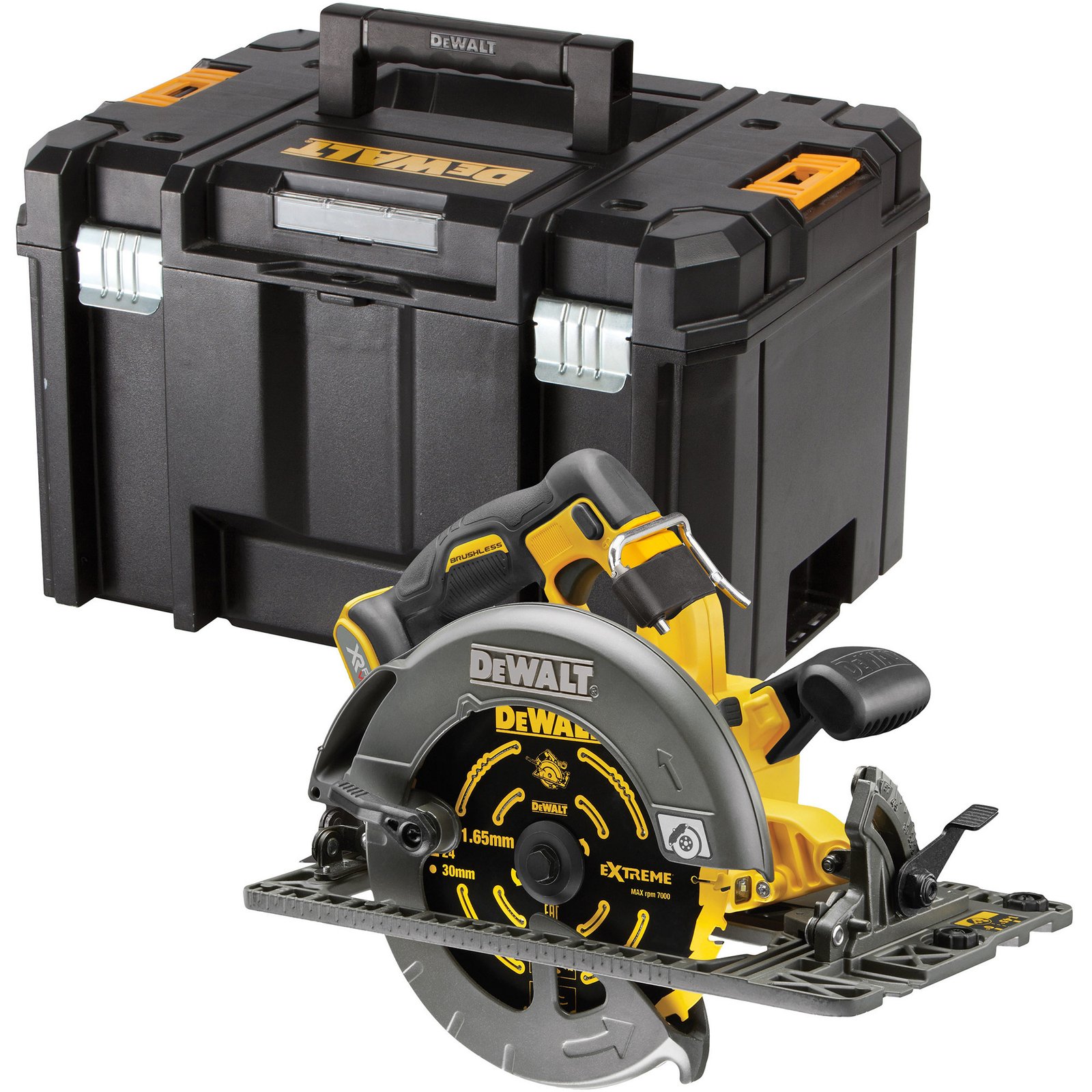 DEWALT XR FLEXVOLT Akku-Handkreissäge DCS579NT Amarillo