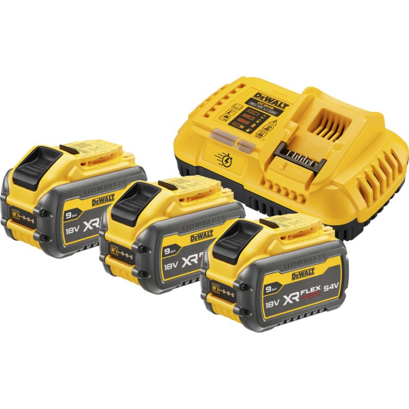 DEWALT XR FLEXVOLT Akku Starterkit DCB118X3 Amarillo