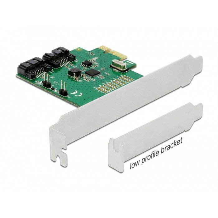 DeLOCK 2 Port SATA PCI Express Karte con RAID