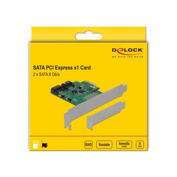 DeLOCK 2 Port SATA PCI Express Karte con RAID - Imagen 5