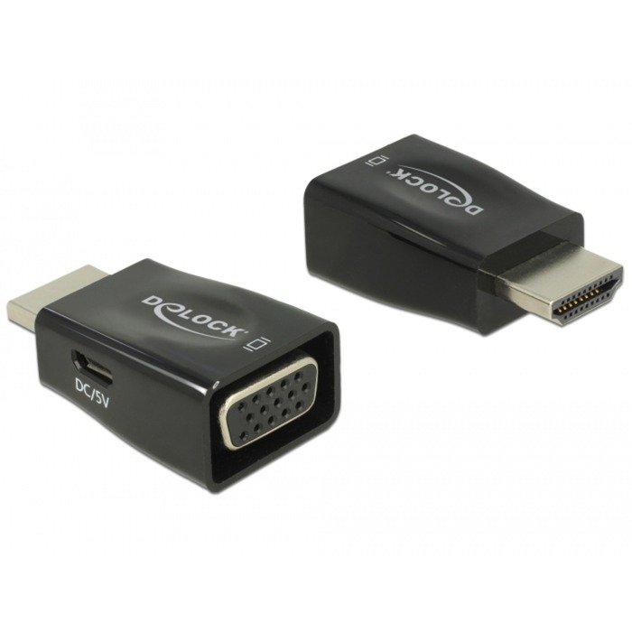 DeLOCK adaptador HDMI-A macho > VGA hembra