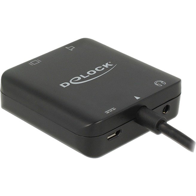 DeLOCK adaptador HDMI macho > HDMI + TOSLINK S/PDIF + 3 Negro - Imagen 2