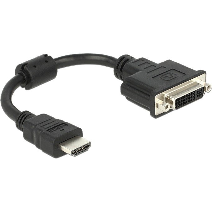 DeLOCK adaptador HDMI (macho) > DVI 24+5 (hembra) Negro
