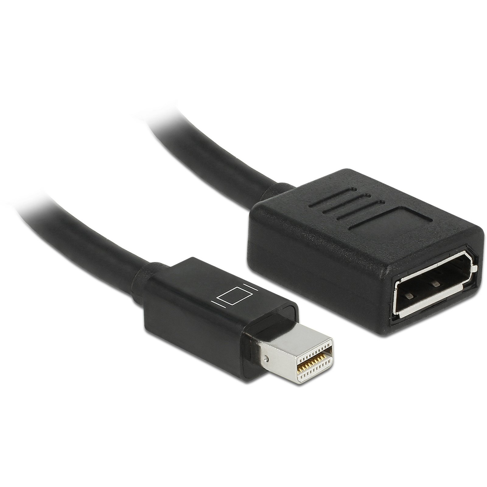 DeLOCK Adapterkabel Mini DisplayPort > DisplayPort 1.4 Negro - Imagen 2